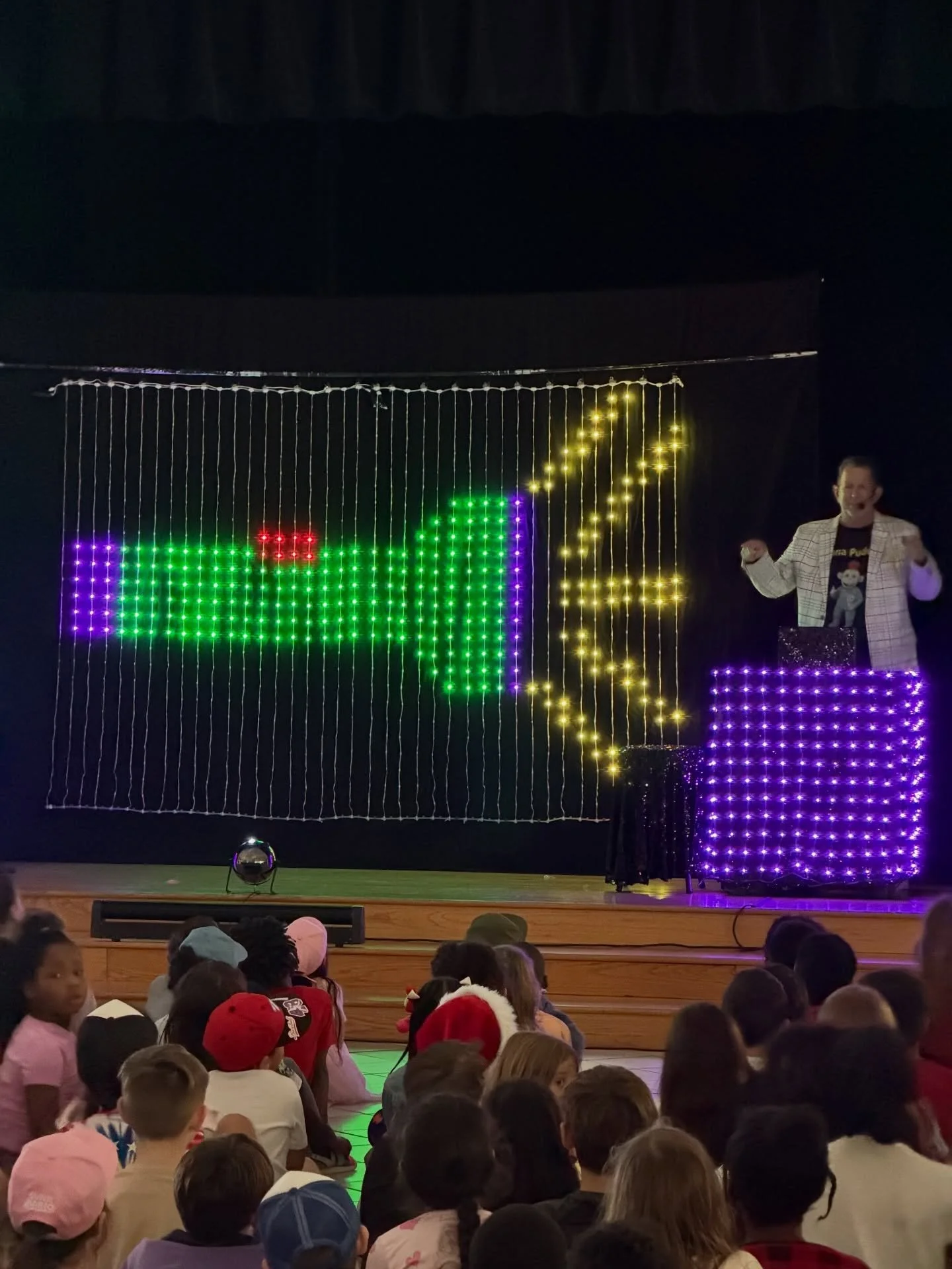 Today The McNeil PTO sponsored a fun assembly for all students focused on kindness, fairness, and shining our light&mdash;even as change comes our way✨🌟

Students had an absolute blast wearing their PJs, singing, and dancing along. It was such a fun