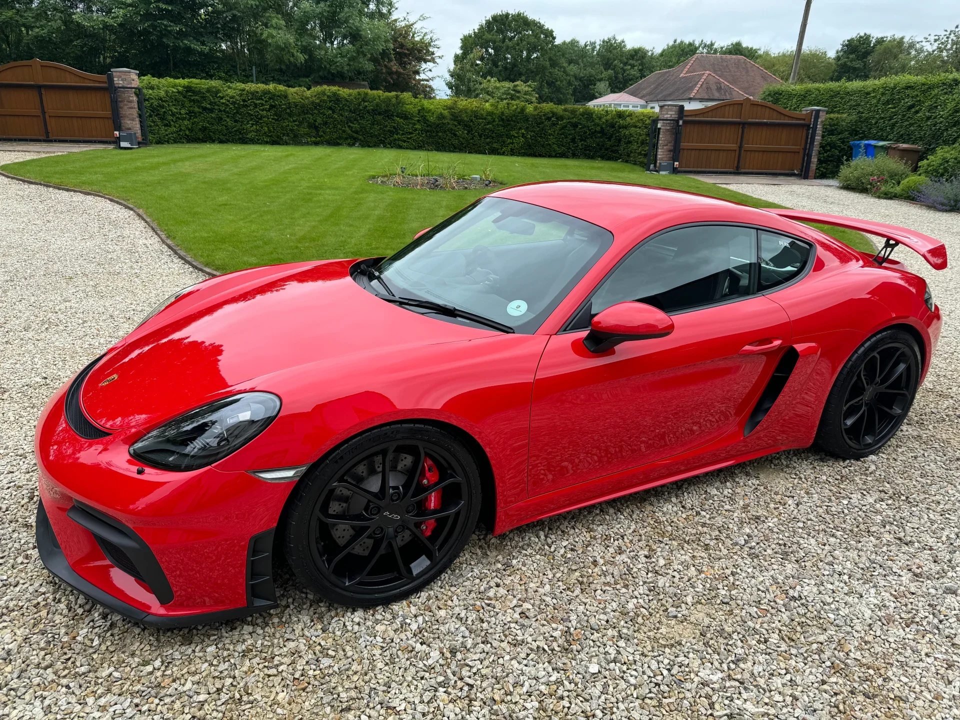 Porsche Cayman GT4 treated with Full Valet and paint protection by JCS Valeting in Hornsea, East Yorkshire