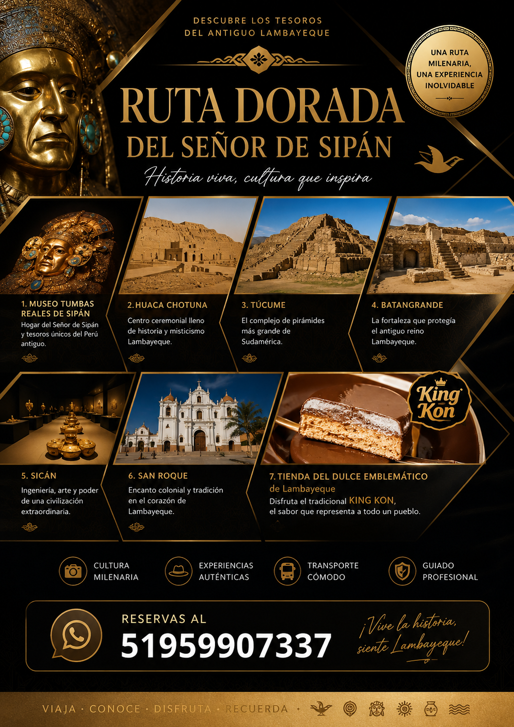 Ruta Dorada del Señor de Sipán - Tour Cultural en Lambayeque