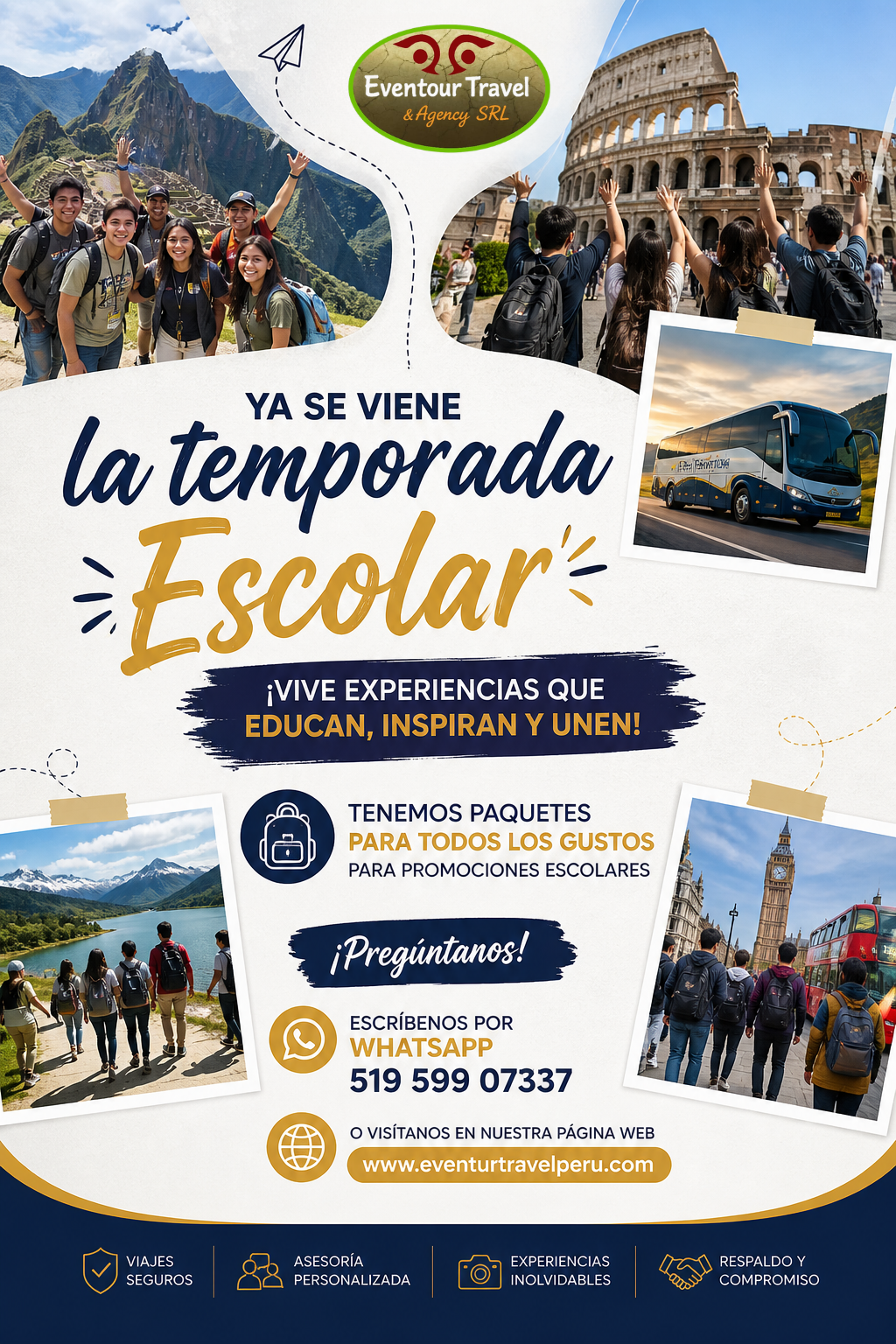 viajes para colegios promocion