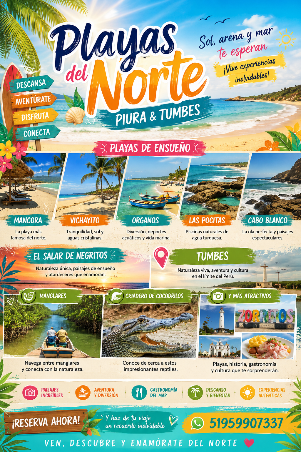Tour Playas del Norte: Piura & Tumbes