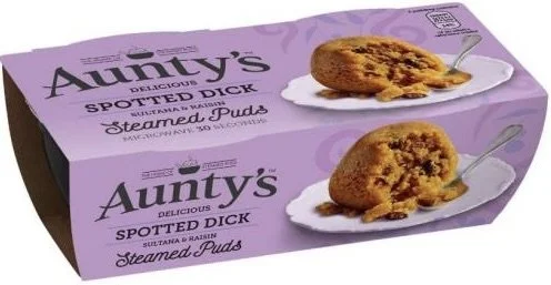 Aunty's Delicious Spotted Dick Pudding x 2