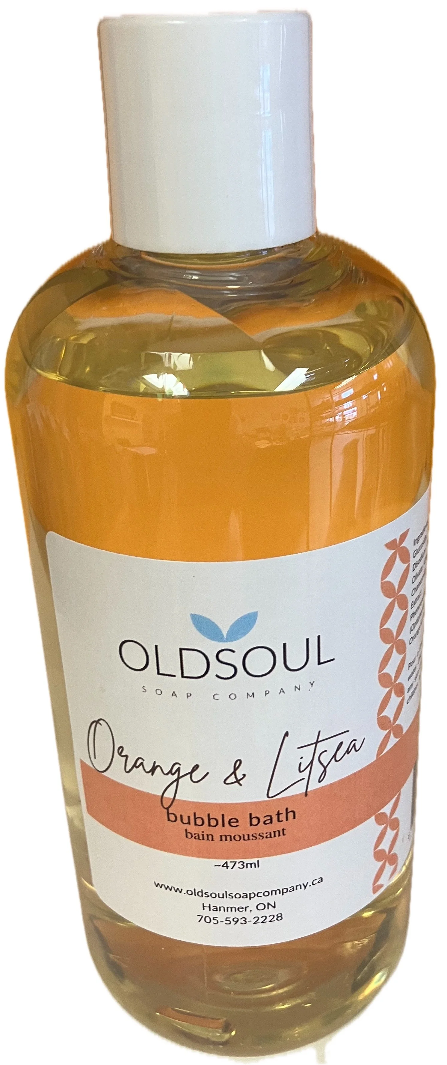 Old Soul Soap Company Bubble Bath - Orange and Litsea