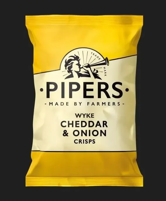 Pipers Wyke Cross Cheddar & Onion Crisps 150g