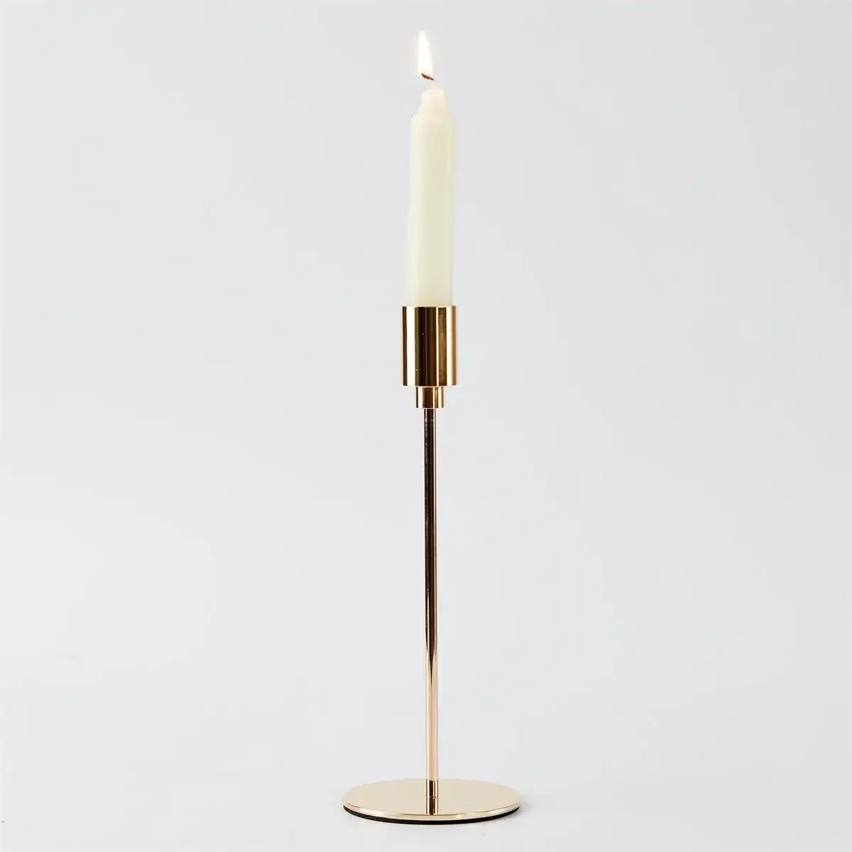 Candle Holder - Gold - 9"Height