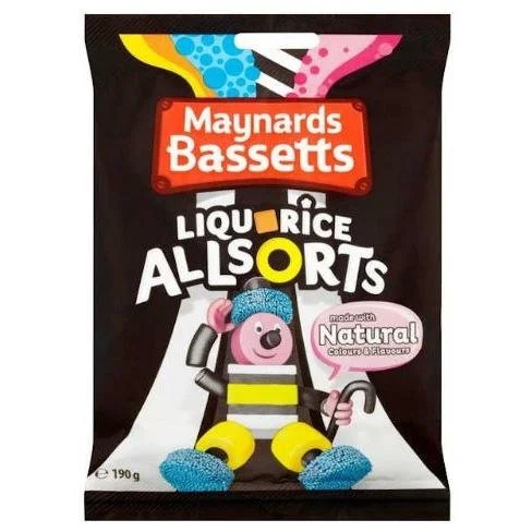 Maynards Bassetts Liquorice Allsorts 190g