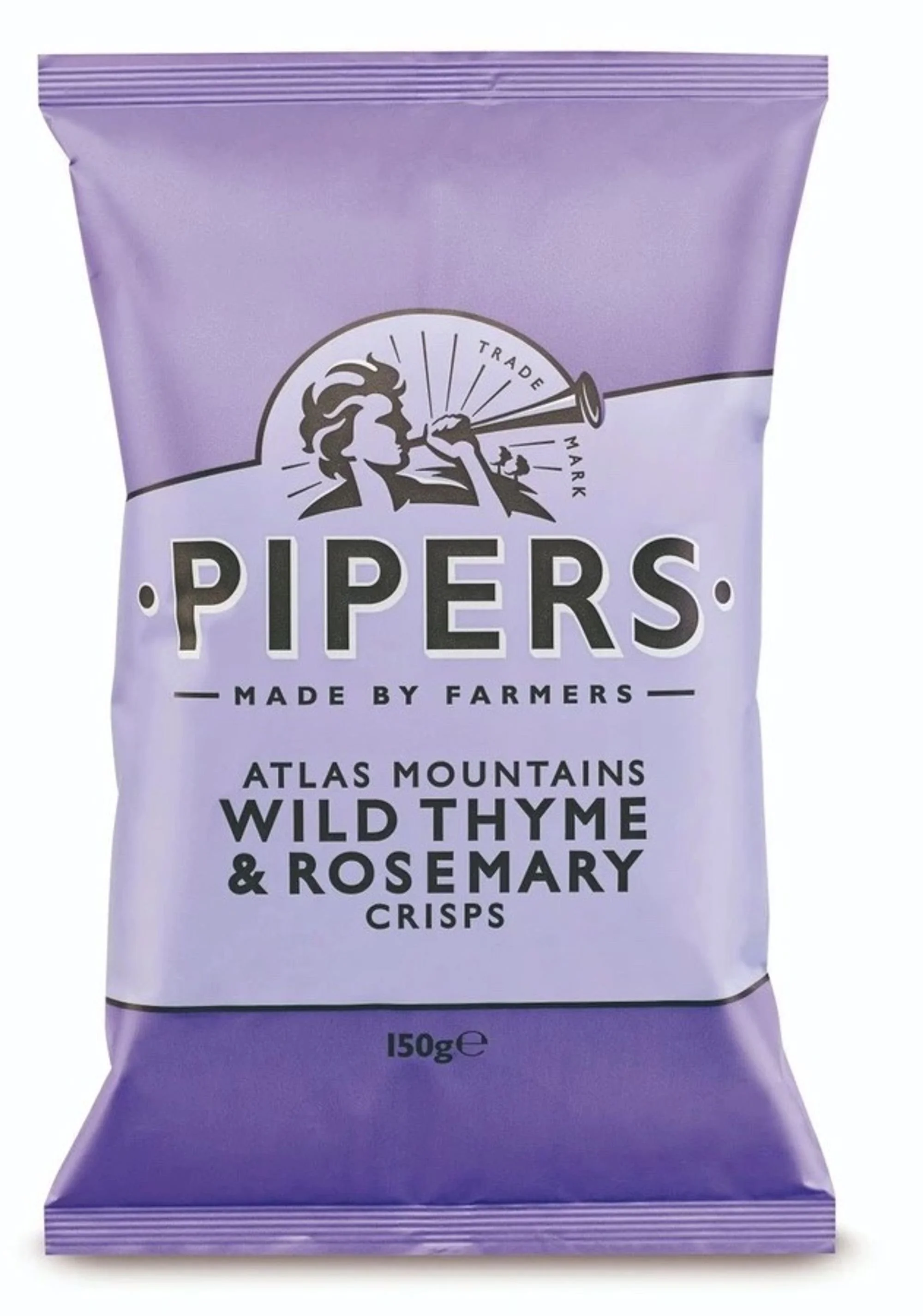 Pipers Atlas Mountains Wild Thyme & Rosemary Crisps 150G