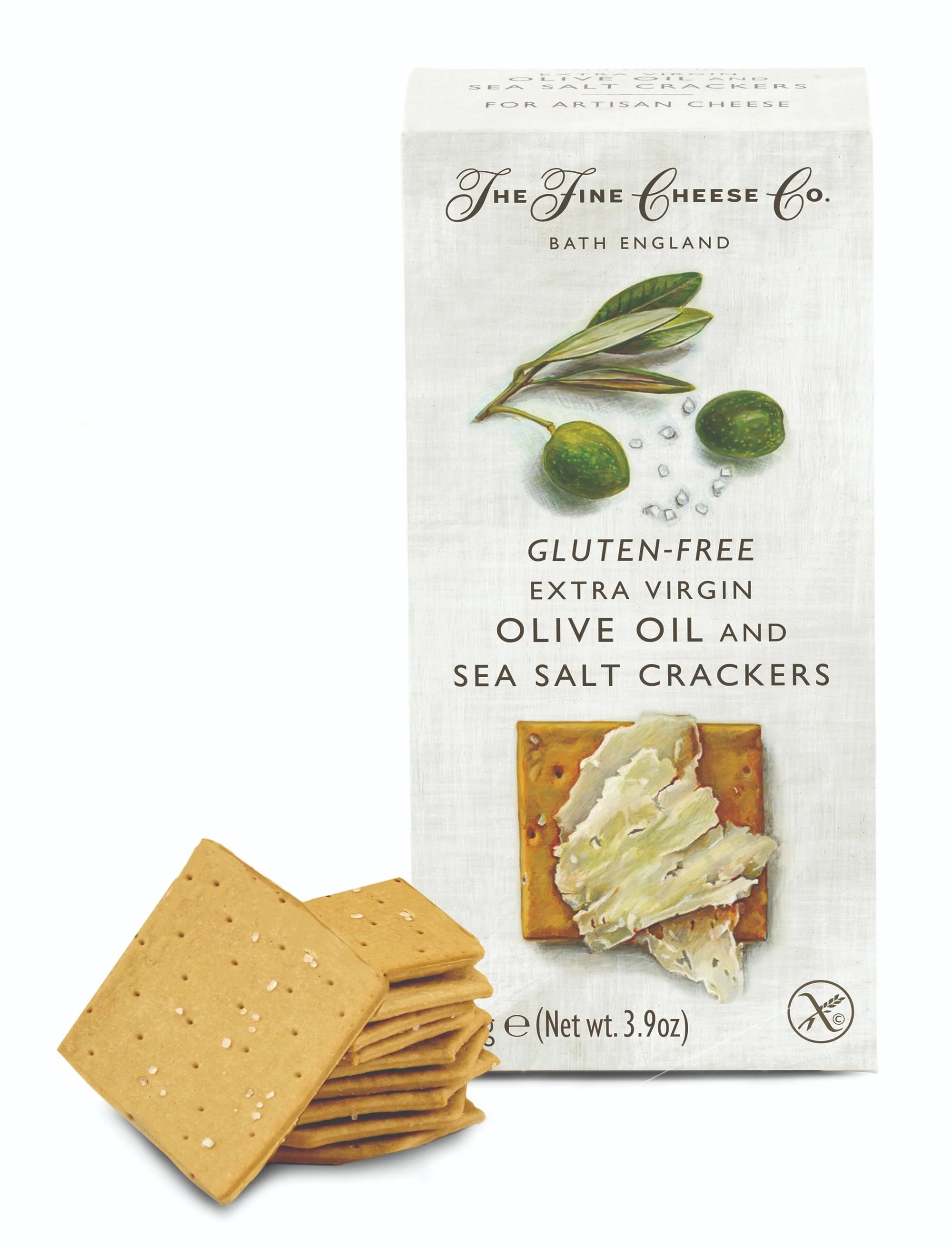 Gluten-Free Olive Oil & Sea Salt Crackers 100g
