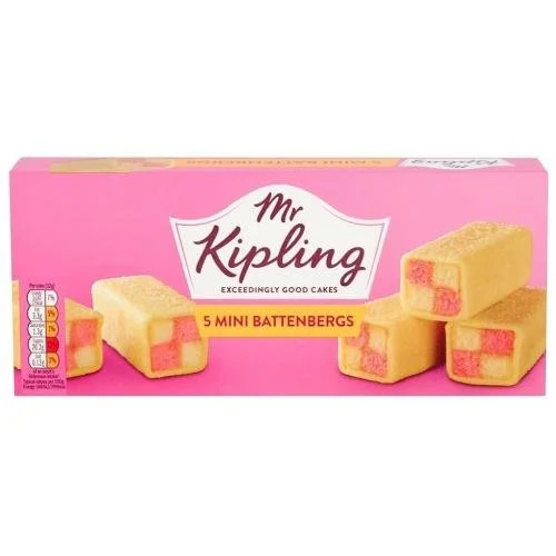 Mr Kipling Mini Battenberg Cake
