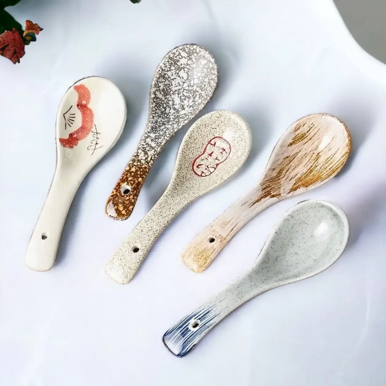 Creative Japanese Soup Spoon - Ceramic