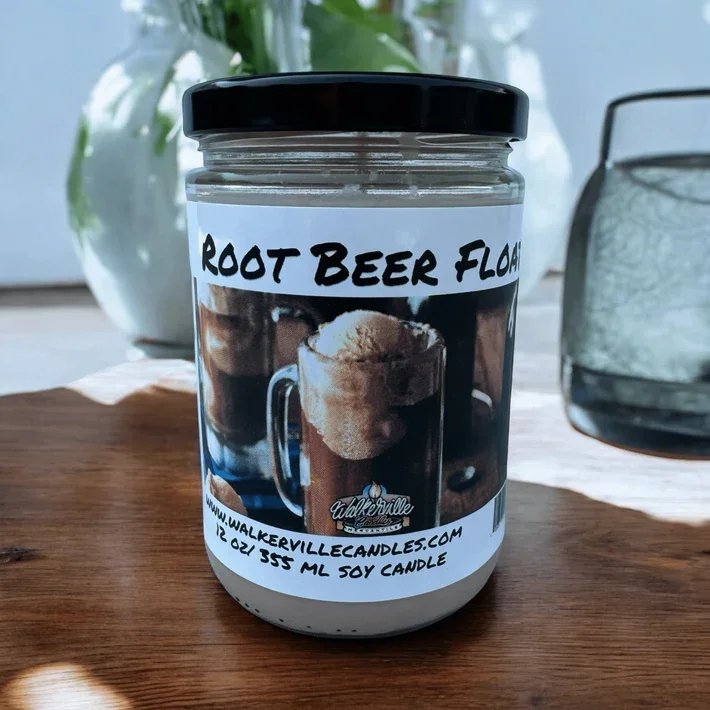 Walkerville Root Beer Float Coconut Soy Candle - 12oz/355ml