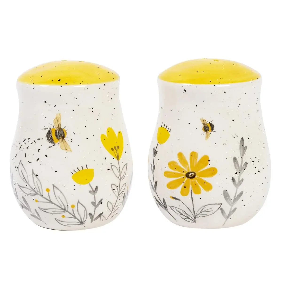 Garden Bee Salt & Pepper Shaker Set
