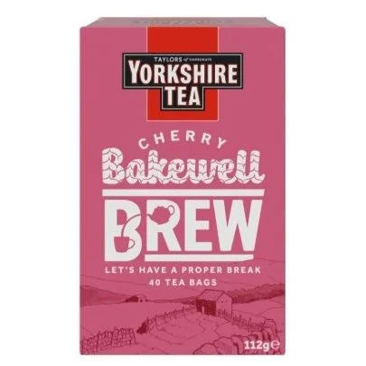 Yorkshire Tea Cherry Bakewell Brew 40 bags