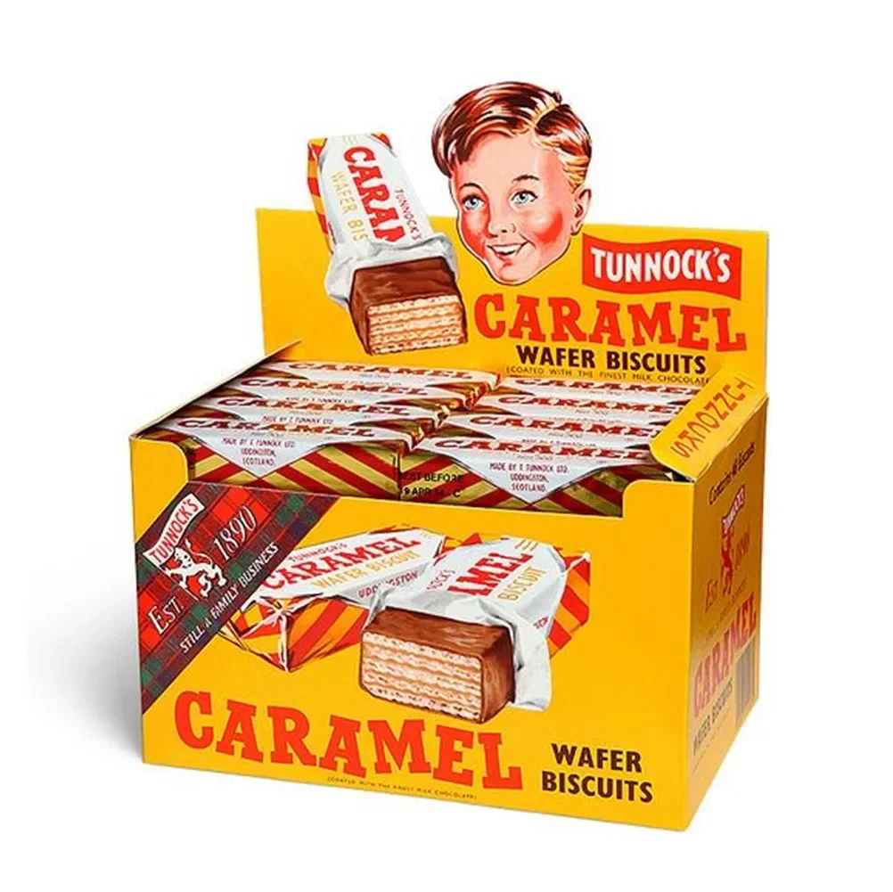 Tunnock’s Caramel Wafer Biscuits 30G