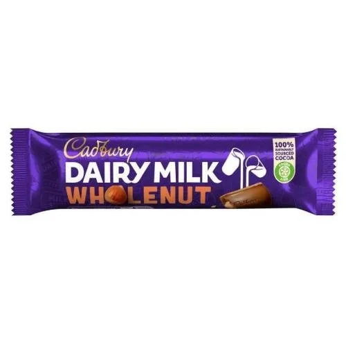 Cadbury Dairy Milk Wholenut Chocolate Bar 45g