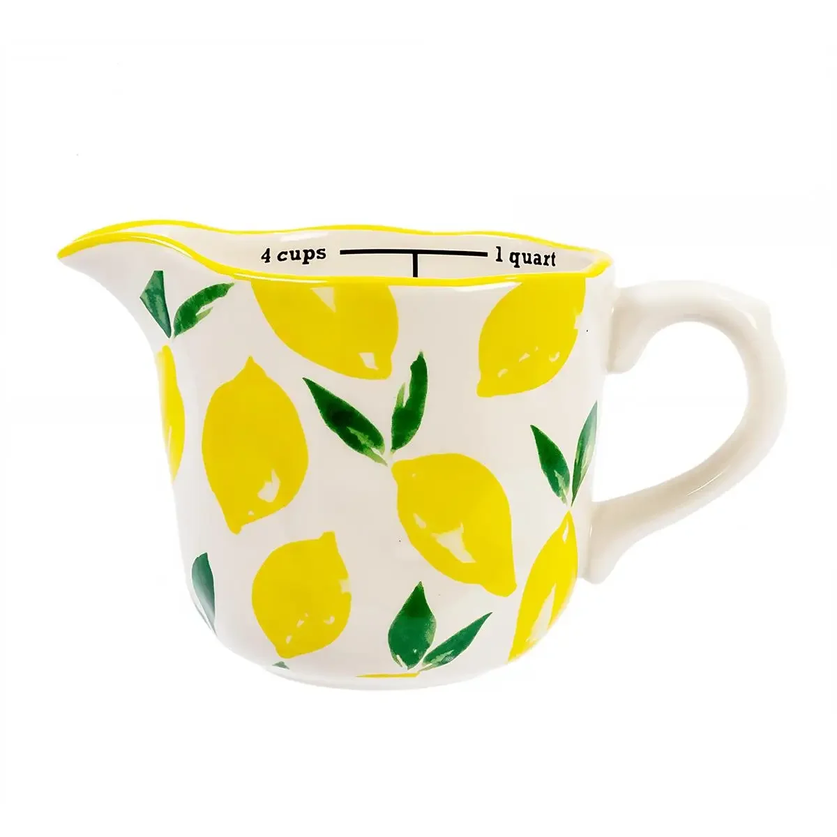 Lemons Decorative Measuring Cup - Cheerful Ceramic