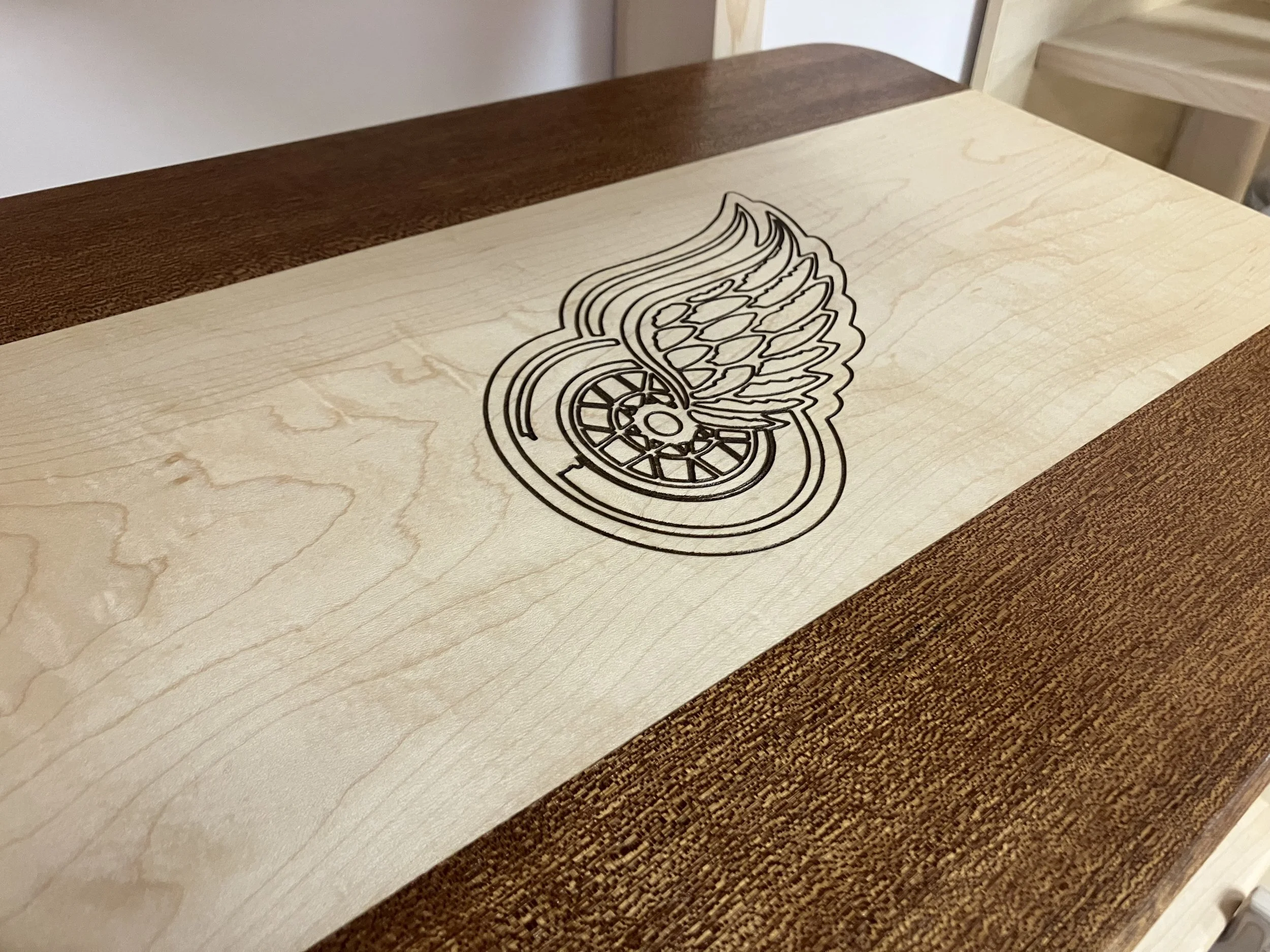 Red Wings Custom Cutting Board Charcuterie Board