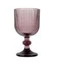 Heavy Ribbed Rose Wine Glass 10 oz