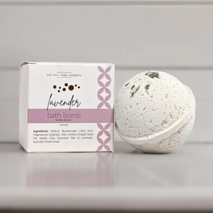 Old Soul Soap Company Lavender Bath Bomb 7oz