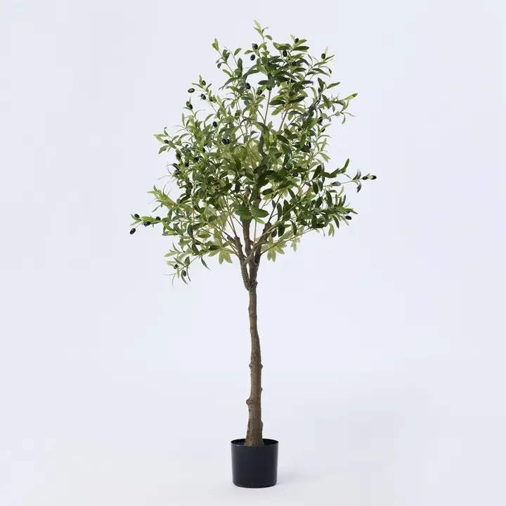 Artificial Potted Olive Tree. Standing at 63"