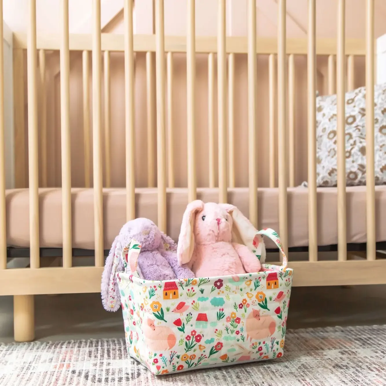 Whimsical Toy Storage Basket