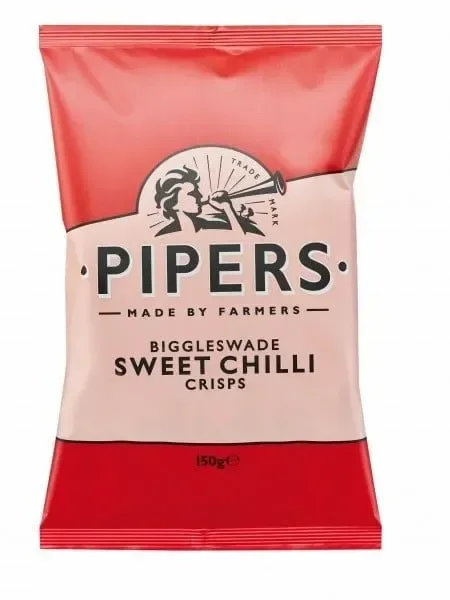 Pipers Biggleswade Sweet Chilli Crisps 150g