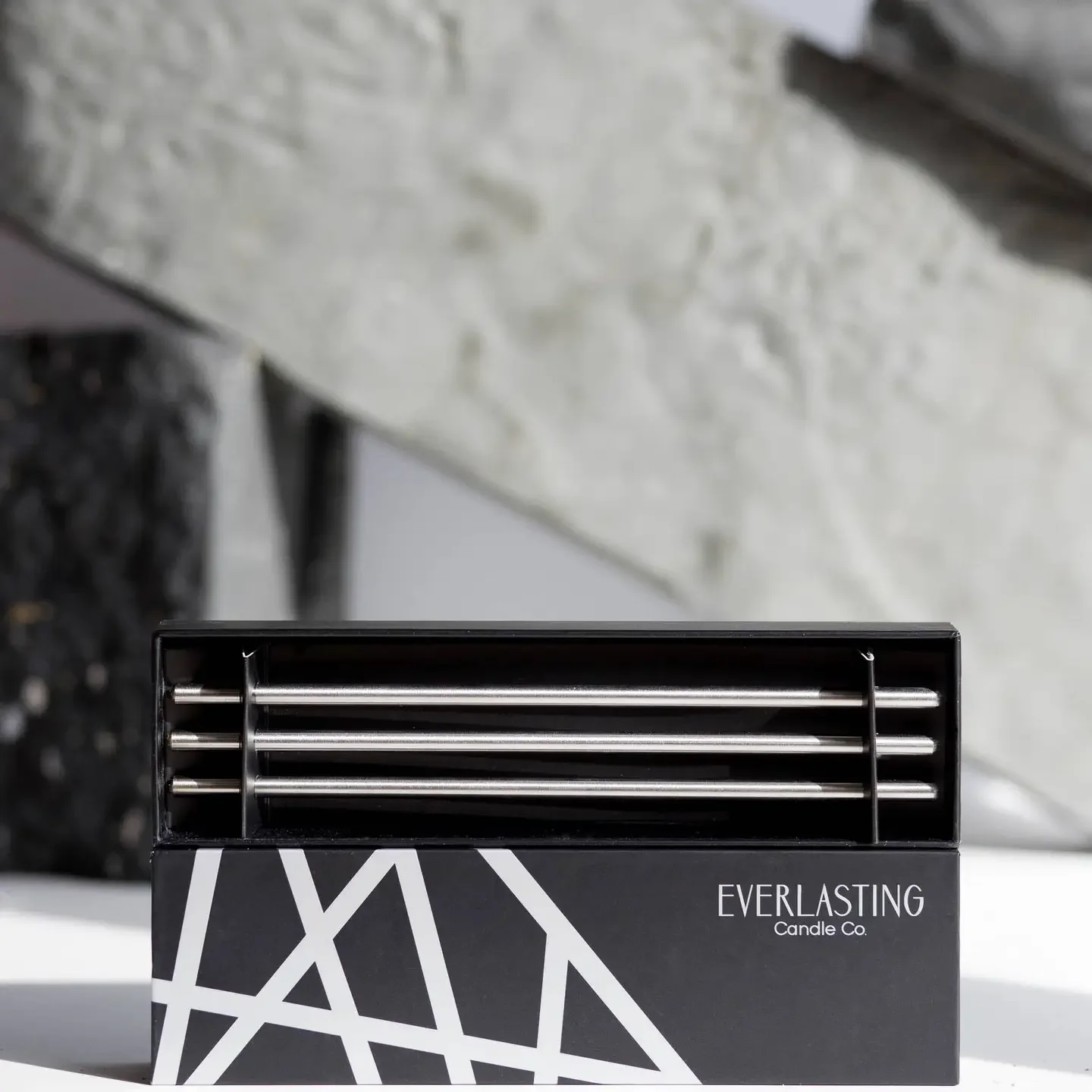 Everlasting Candle -Silver -  Candles only