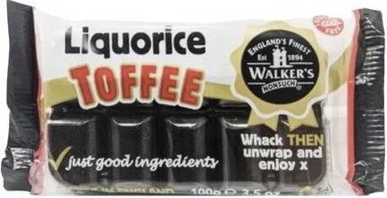 Walkers Nonsuch Liquorice Toffee 100g