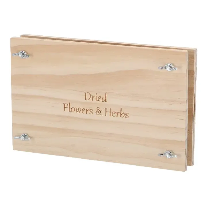 Wooden Flowers and Herb Press