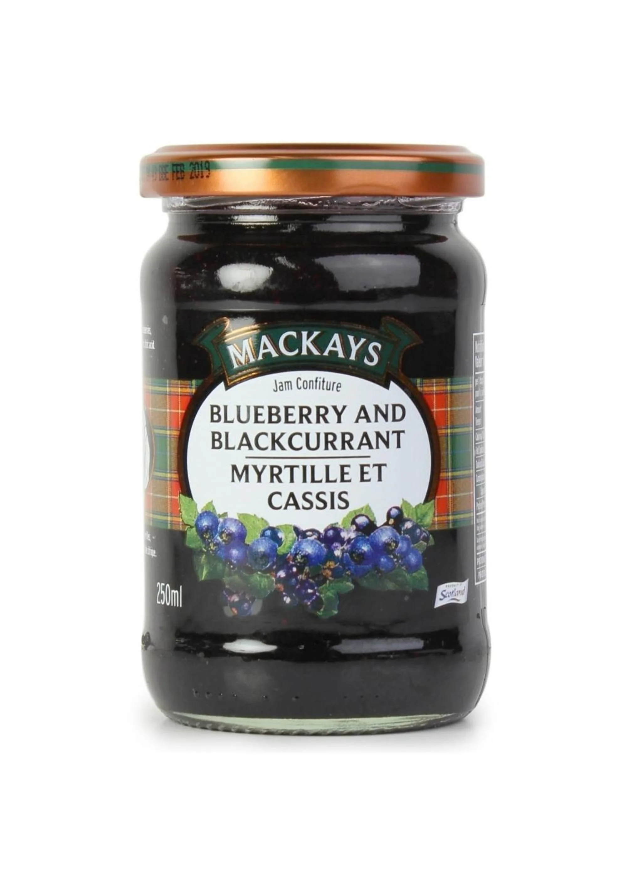 Mackays Blueberry & Blackcurrant Jam 250ml