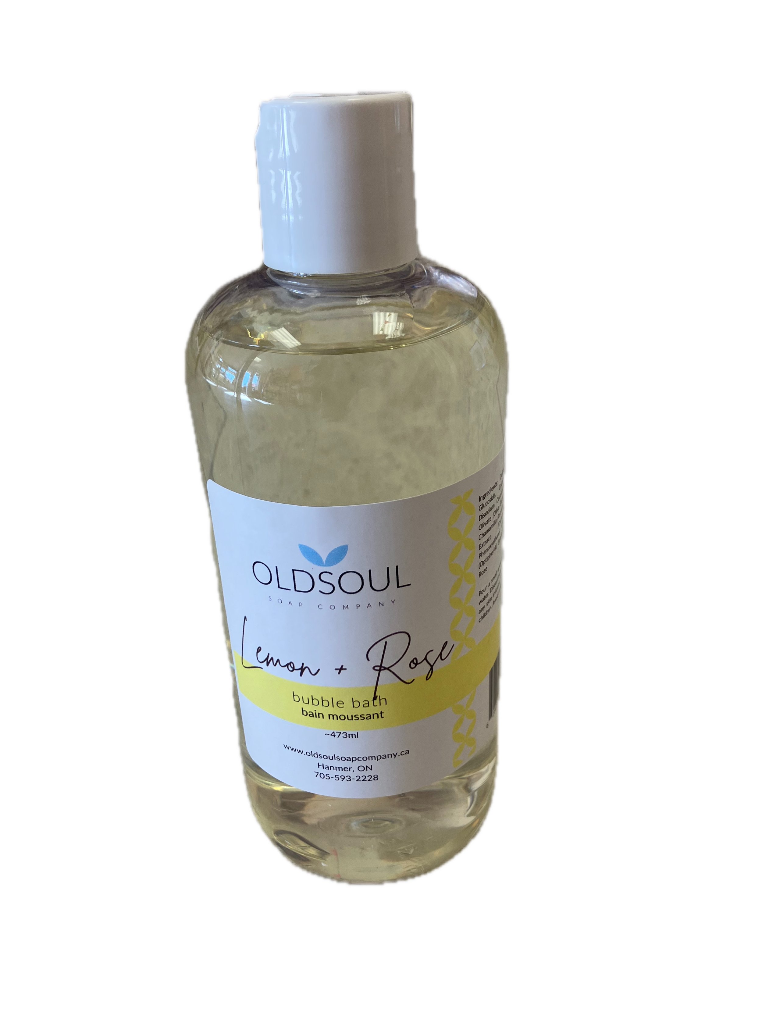 Old Soul Soap Company Bubble Bath - Lemon & Rose 473ml