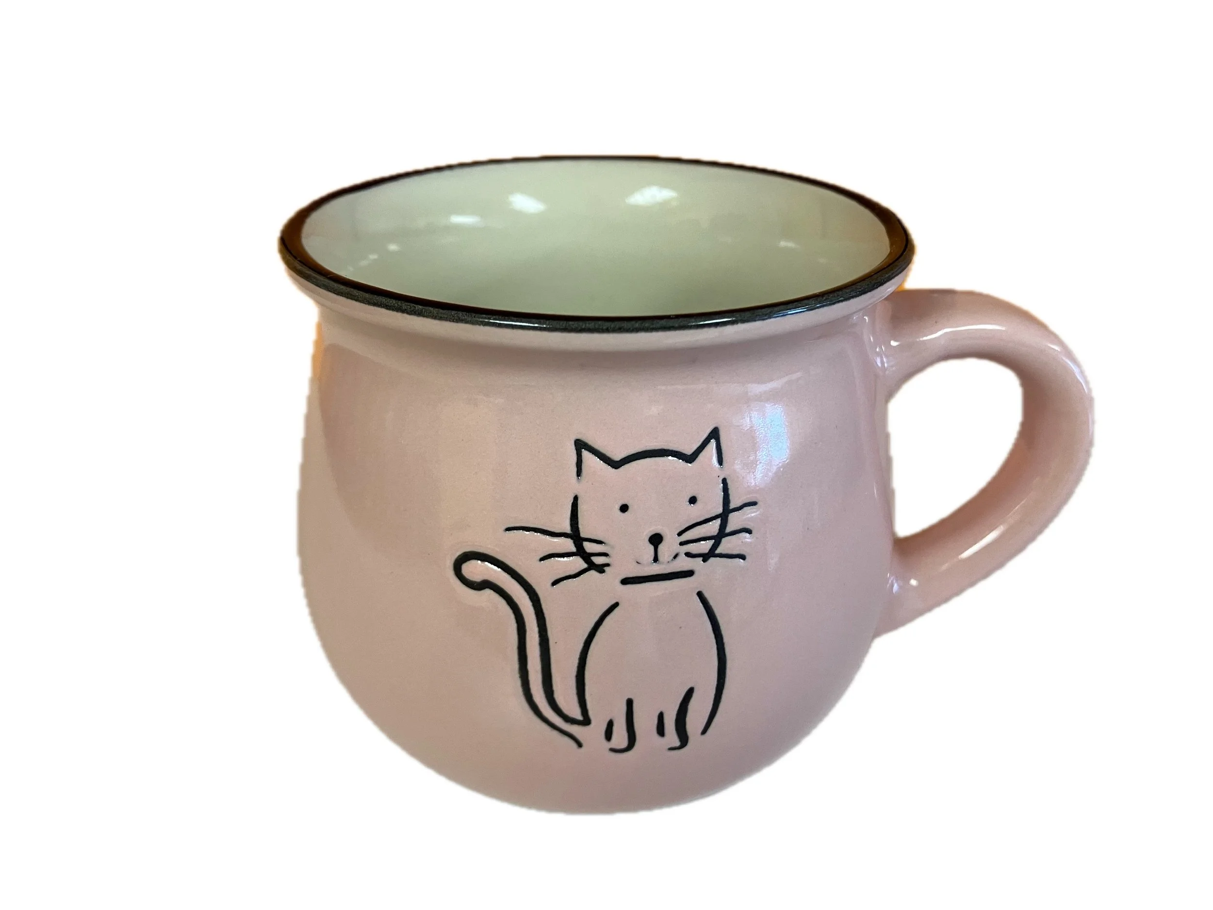 Ceramic Cat Mug - Large 360ml