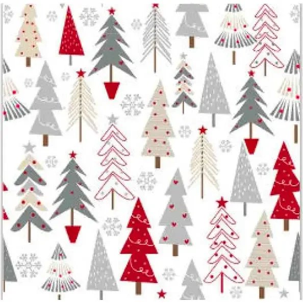 20 Pack Luncheon 3 Ply Napkin - Winter Forest