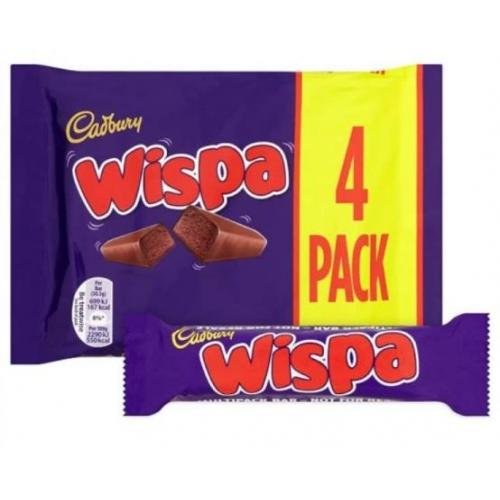 Cadbury Wispa Chocolate Bars - 4 Pack 23.7g
