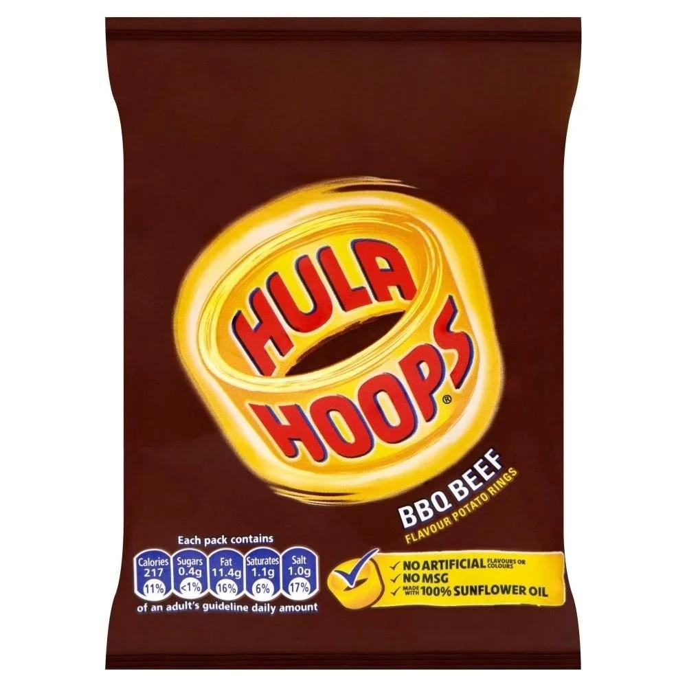 Hula Hoops BBQ Beef  - 34g