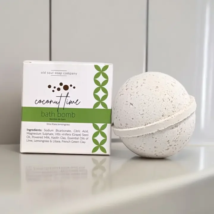 Old Soul Soap Company Coconut Lime Bath Bomb - 70oz