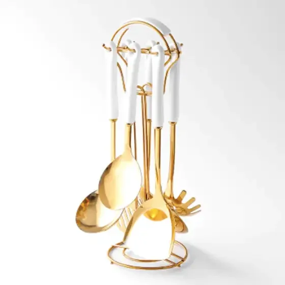 Nordic Style Stainless Steel Cookware - White