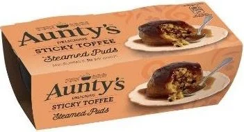 Aunty's Sticky Toffee Steamed Puddings x 2