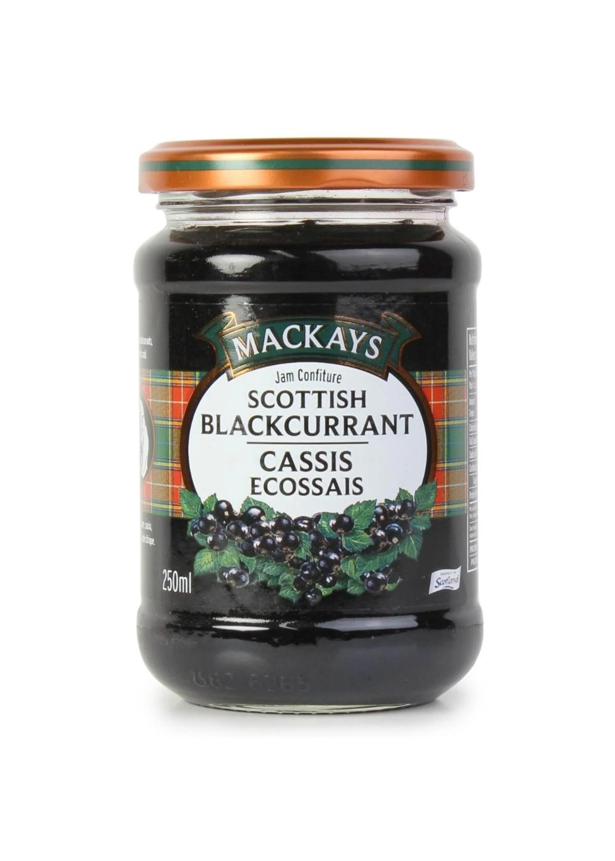 Mackays Scottish Blackcurrant Jam 250ml