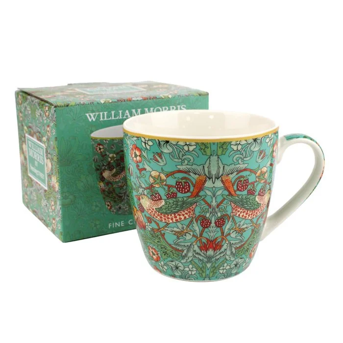 William Morris Strawberry Thief Breakfast Mug