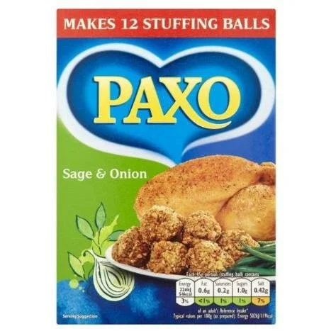 Paxo Sage & Onion Stuffing Mix 85G