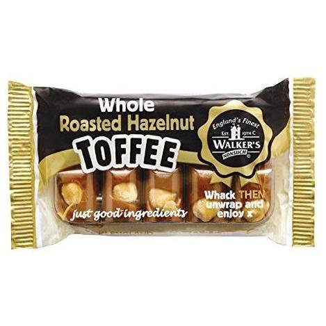 Walker's Whole Roasted Hazelnut Toffee - 100g