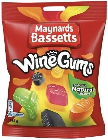 Maynards Bassetts Wine Gums 165g