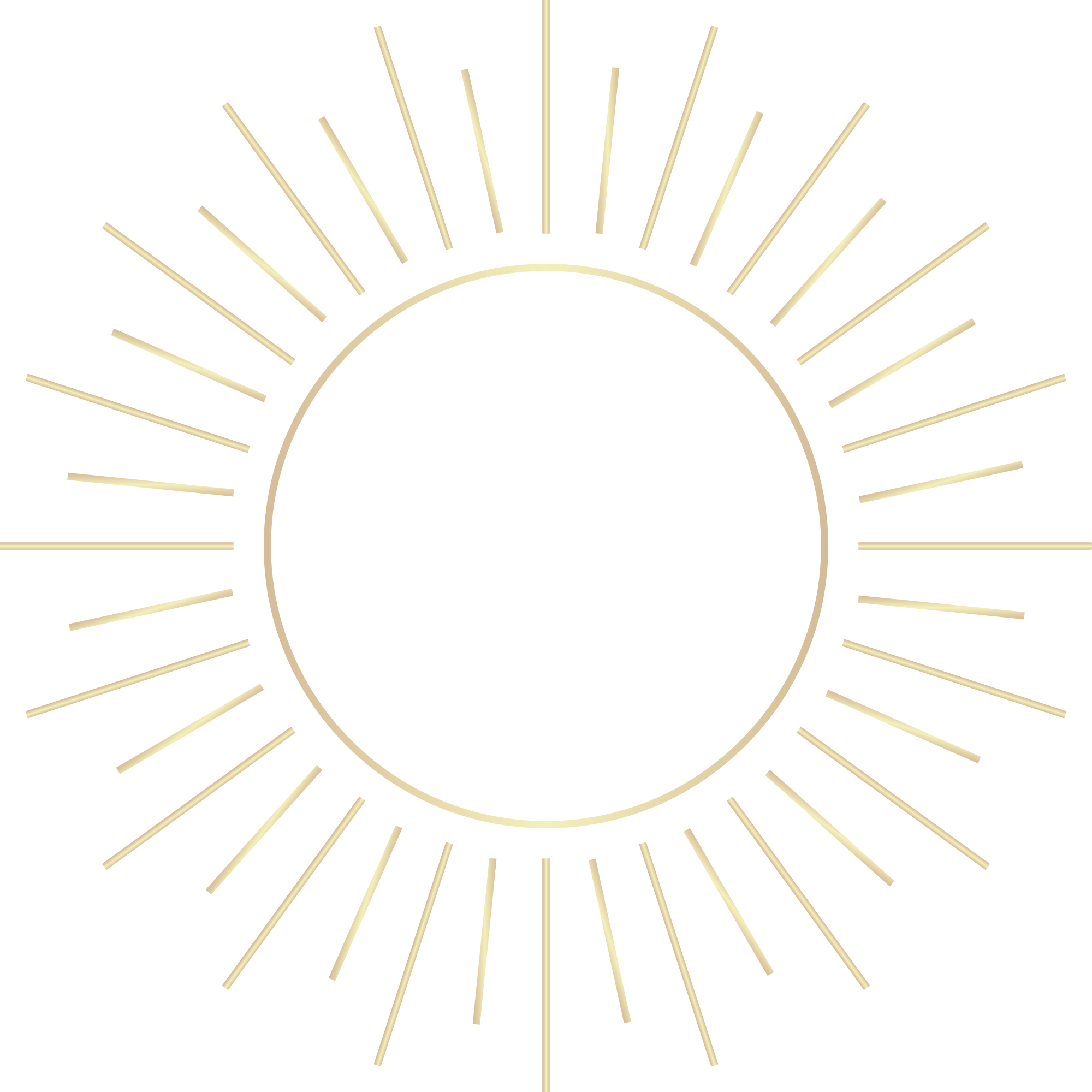 An abstract digital art piece featuring a beige circular shape in the center with radiating lines and shapes in different shades of beige, black, and purple.