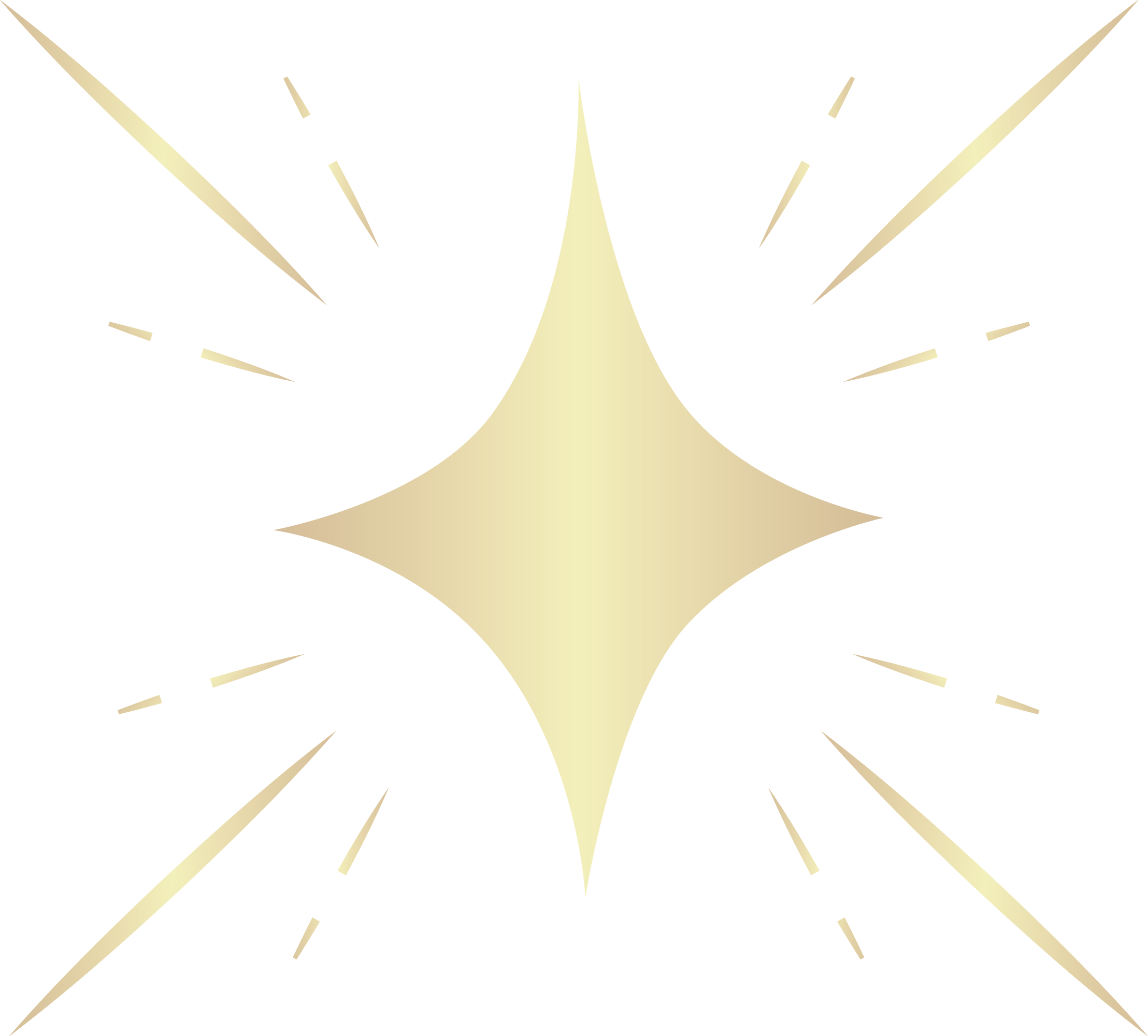 A bright, glowing star-shaped light in the center of the image with a beige background and abstract, geometric shapes.
