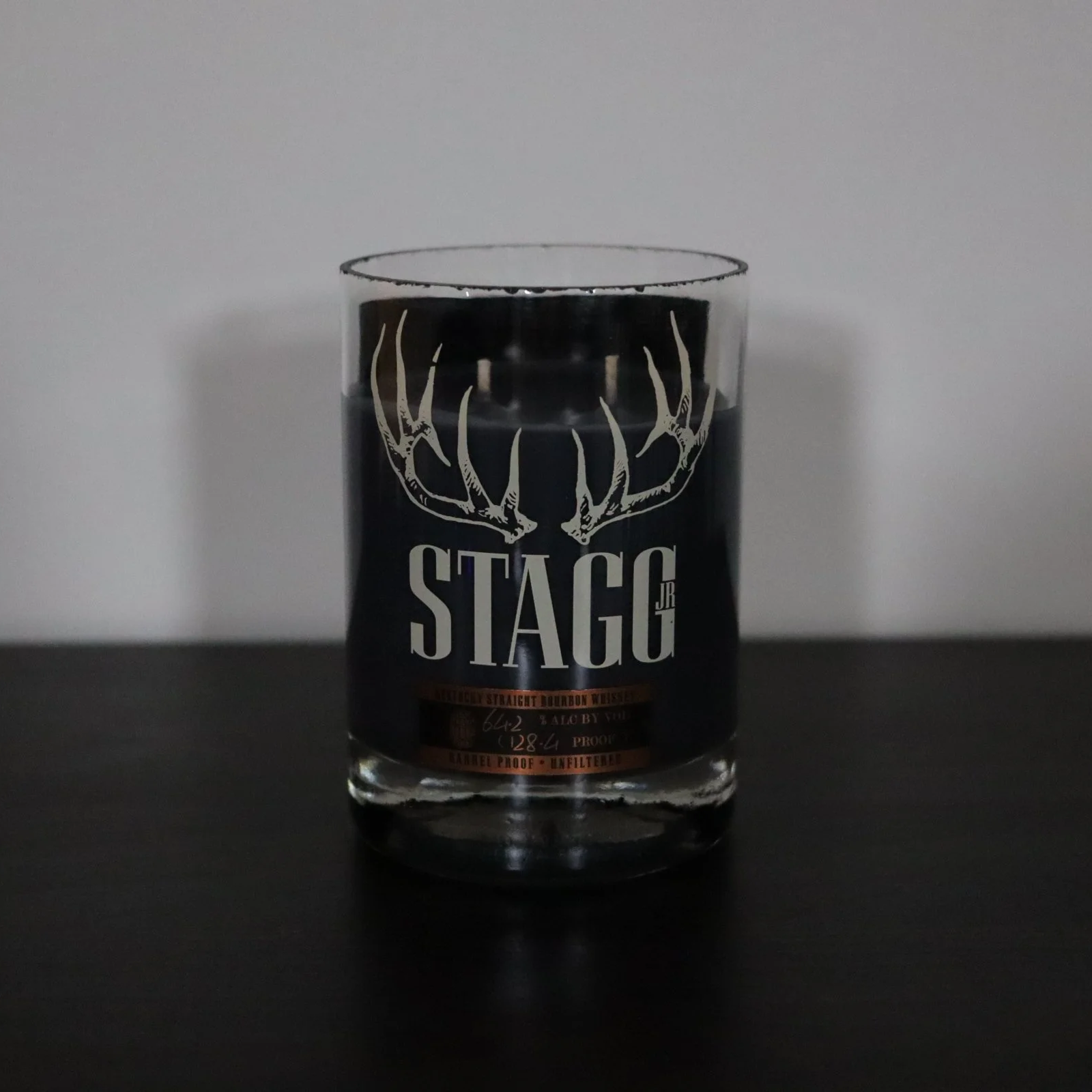 Upcycled Premium Bourbon Bottle Candle | 14 oz