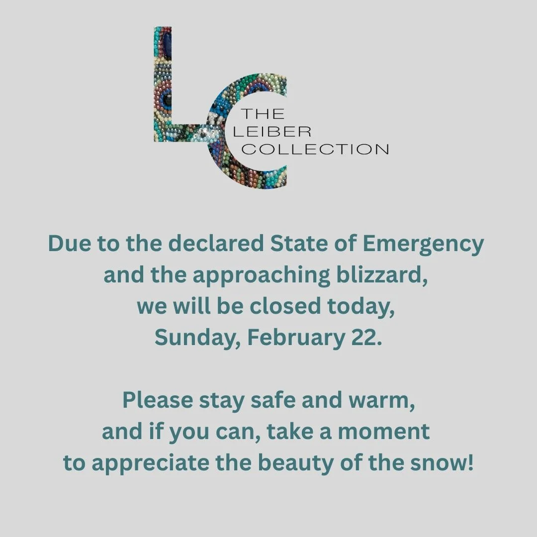 The Leiber Collection will be closed today, Sunday, February 22! Enjoy the beauty and power of Mother Nature! #WinterWonderland
#SnowyDay #LetItSnow #WinterBeauty #BlizzardWarning
#WinterStorm #SnowDay #StaySafe
#StayWarm