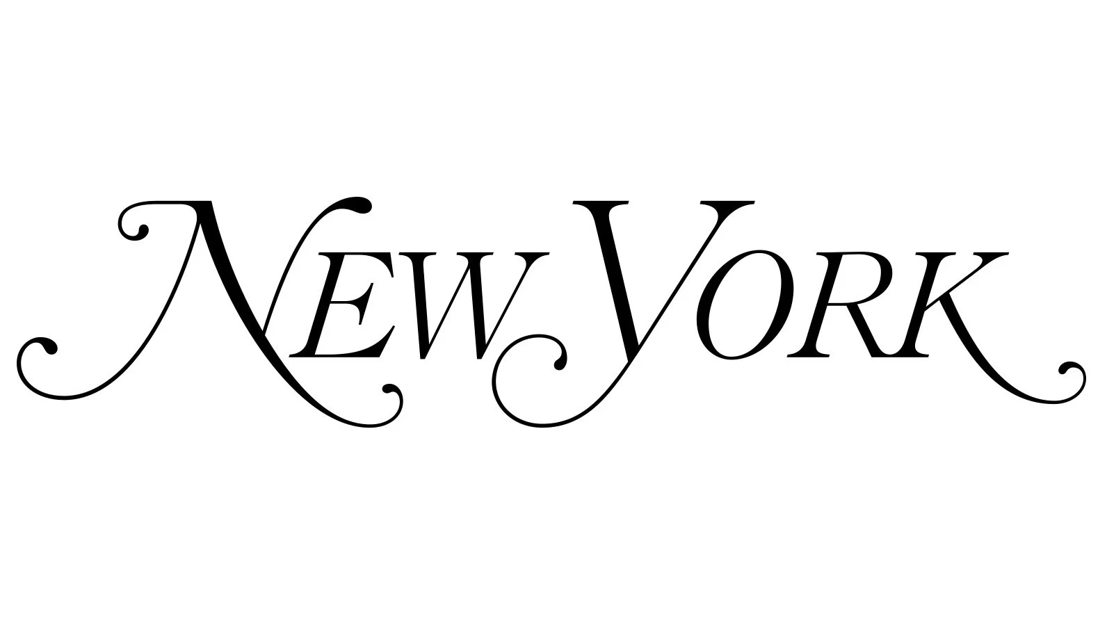 New York magazine logo stylized black text spelling 'New York' on a white background.