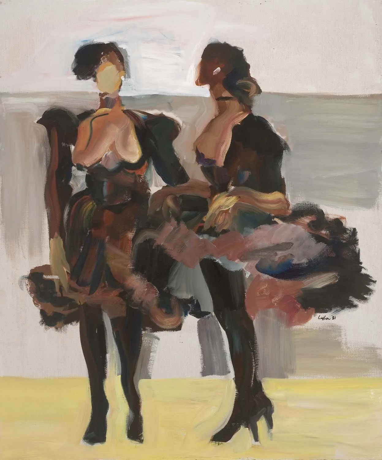 Two Standing Models, 1981