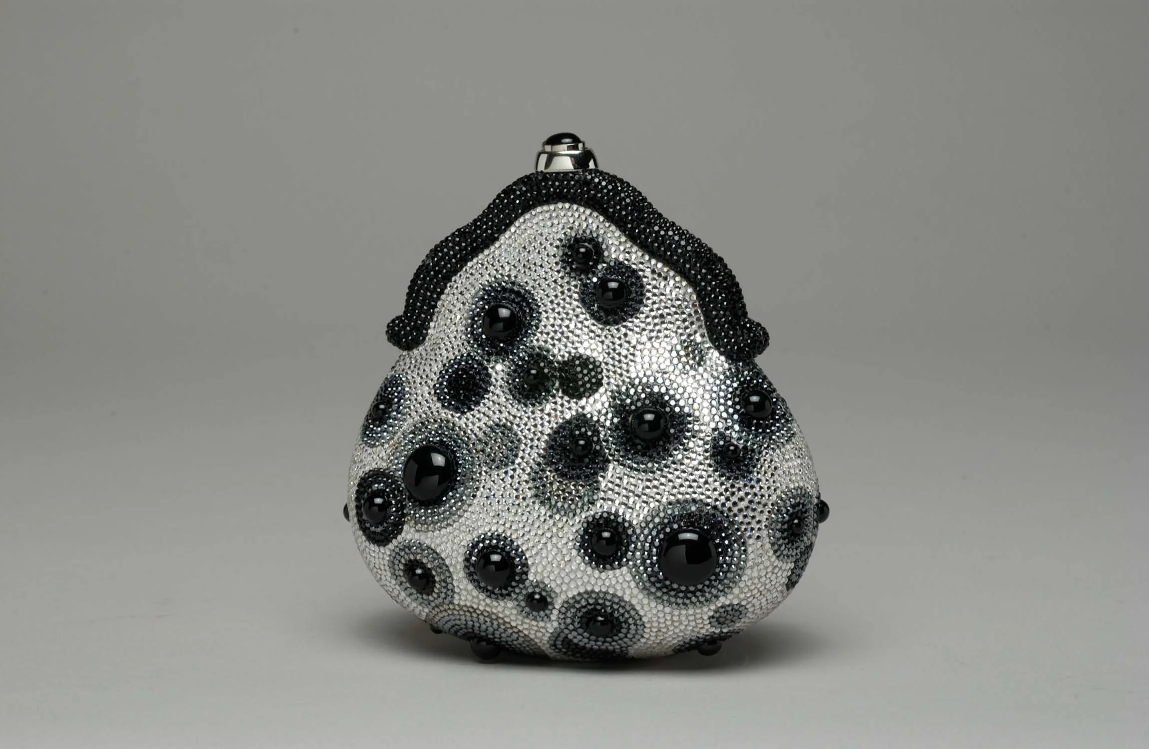 Chatelaine in Black, Clear and Grey Rhinestones with Onyx Details, 2004